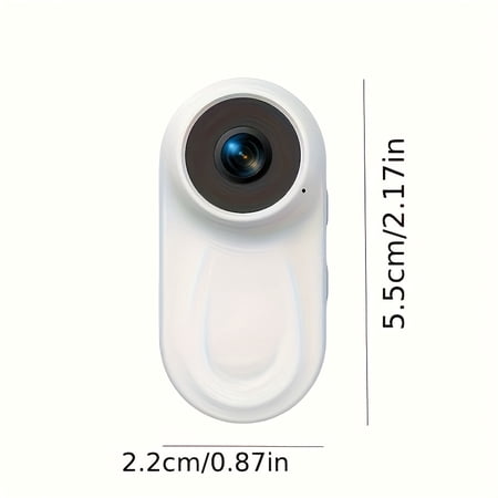 Thumb Camera Portable Sports HD Vlog Camera Pet Outdoor Wearable Collar Neck Mount Bike Dashcam