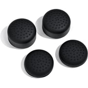 Thumb Grips Designed for Switch 2 2025, Soft Silicone Joycon Analog Controller Protective Anti-Slip Covers 4PCS Button Joy Con Joystick Caps, Ergonomic Design,Two Size - Black