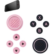 Thumb Grips for Switch 2,Cute Color 10 PCS Joystick Cap, Made Environmentally Friendly Silicone Material, Anti Slip and Sweat Proof,Black Pink.