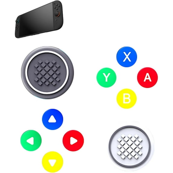Thumb Grips for Switch 2,Cute Color 10 PCS Joystick Cap, Made Environmentally Friendly Silicone Material, Anti Slip and Sweat Proof,Multicolour.