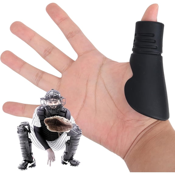 Thumb Guard for Baseball & Softball,  Protective Shield Catching  Thumb Batting Catchers Gear Protector for Youth Pro Hitter Hand  Prevention (Size M)