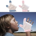 thumbnail image 1 of Thumb Guard under $5! Yannianjz Thumb Sucking Guard for Kids, Baby Finger Gloves to Stop Nail Biting, Breathable Thumb Protector for Children, 1 of 9