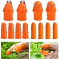 thumbnail image 1 of Thumb Knife, 12 Pack Silicone Thumb Knife Thumb Protector Harvesting Tool, Small Garden Tool Set for Vegetable, Plant, Fruit Picking and Finger Protector, 1 of 5