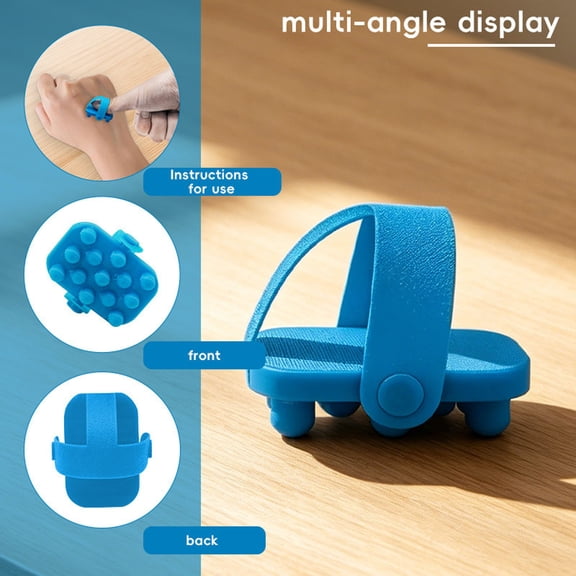 Thumb Massage Tool Set Hand Pressure Relief Massager, Ergonomic Stress Relief Tool Muscle Relaxation Acupressure Point Therapy Design Home Office Workout Travel Self Care Wellness Recovery Tool