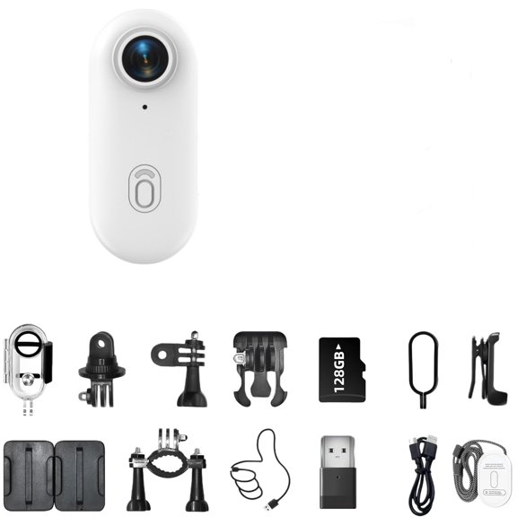 Thumb-Mounted Cycling Camera, Thumb-Mounted 4s Body Camera, Waterproof Sports, 150 Min Battery for POV Capture, Cycling, Pet Walking and Outdoors Activities