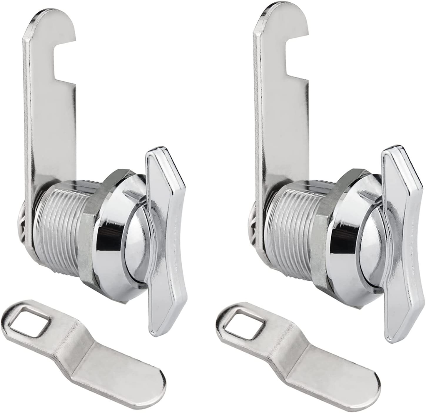 Thumb Operated Offset Cam Lock, 2-Pack 7/8 Inch Replacement Keyless ...