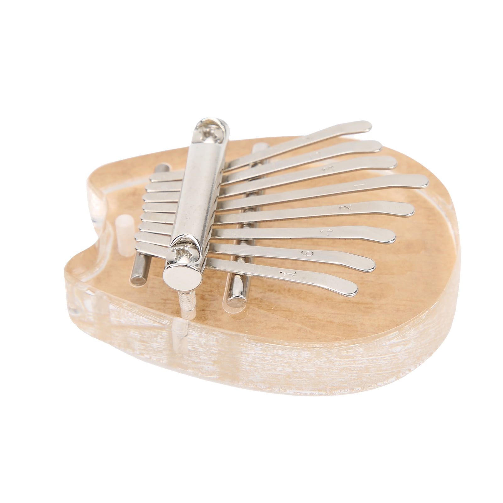 Thumb Piano, 8 Key Finger Pianos Cute Crystal With Lanyard For Kids For