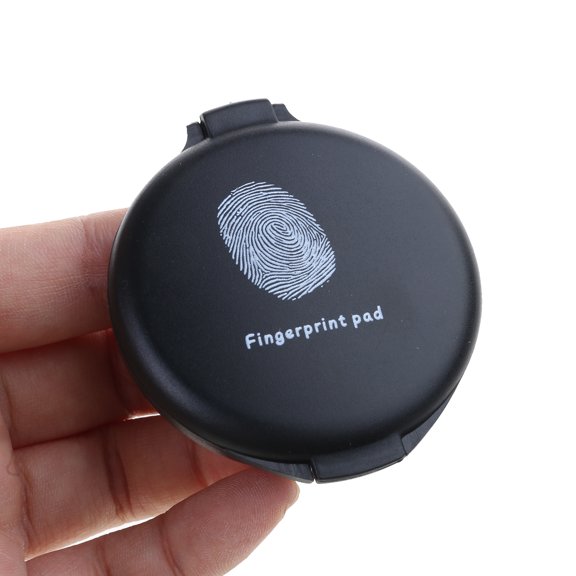 Thumb Print Ink Pad Fingerprint Ink Pad Practical Fingerprint Pad Quick Dry Ink Pad Office Supplies for Emergencys Can