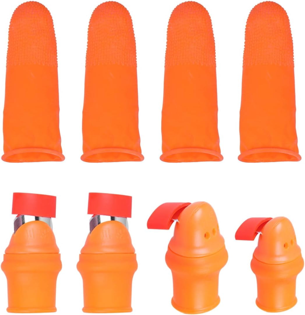 Thumb Protector 4Pcs Garden Silicone Thumb Knife, Separator Finger ...