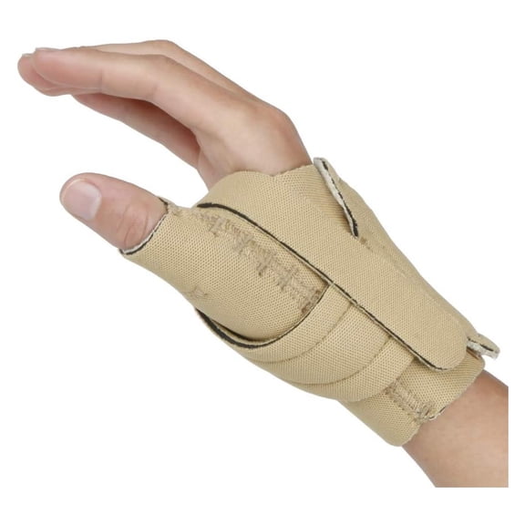 Thumb Restriction Splint, Beige - Left Medium Plus 7-7/8" to 8-1/4" (20 to 21cm)