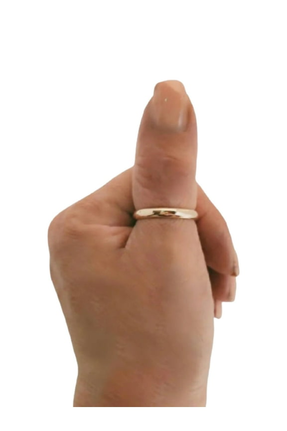 Thumb Ring, Gold Thumb Ring, 14K Gold Filled thumb Ring, 3mm, Gold Thumb Rings For Women , Real 14k, Comfort Fit