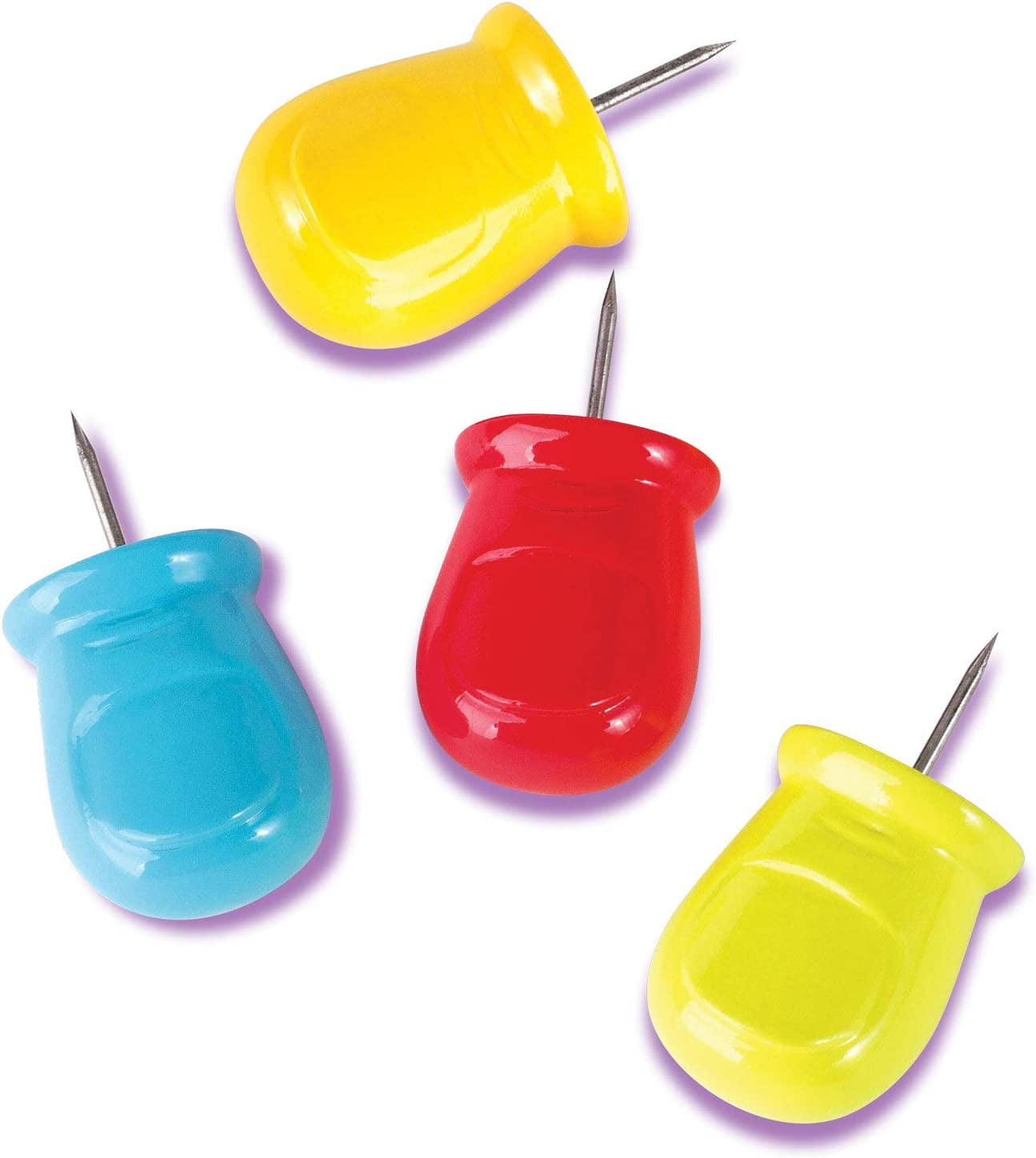 Thumb Shaped Push Pins Tacks 4 Pcs Set Heavy Duty Large Jumbo Thumb