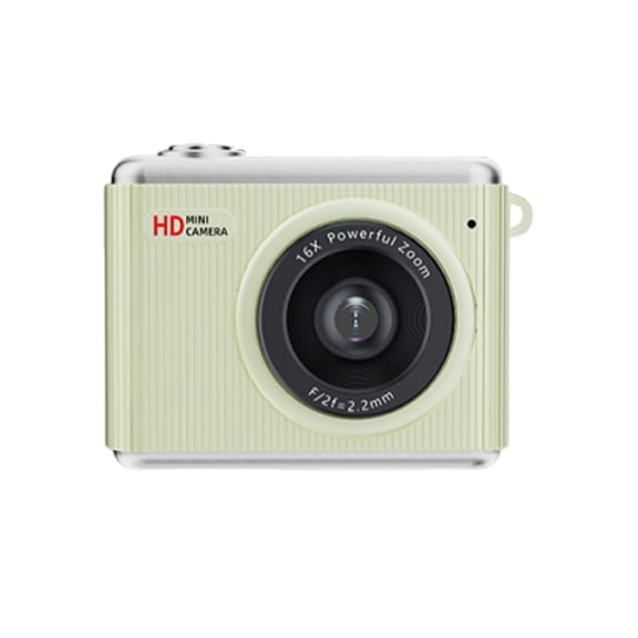Thumb Sized Action Camera, 1080P HD 16X Digital Zoom Keychain Camera, Portable for Outdoor Activities (Green)