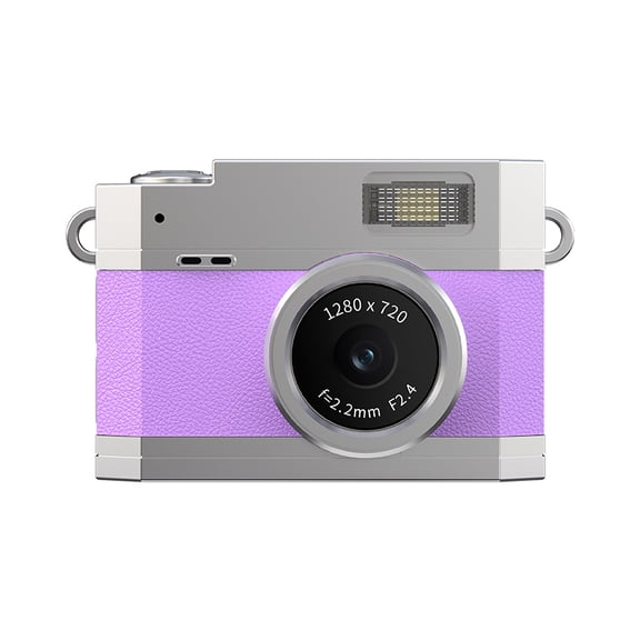 Thumb-Sized Flip Screen Mini Camera, Digital Retro CCD HD Portable Pocket Camera with 180    Flip Screen(Includes 32GB Memory Card + Card Reader)