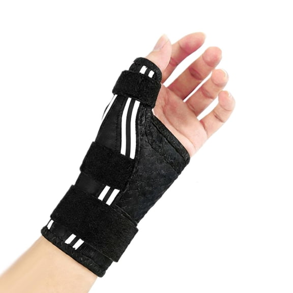 Thumb Spica Splint & Wrist Support Brace, Adjustable Thumb Stabilizer for Tendonitis, Carpal Tunnel & Arthritis Relief, Breathable Neoprene Hand Support for Men & Women, 1pc (White)