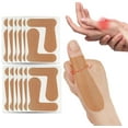 thumbnail image 1 of Thumb Support Tape for Arthritis,Tutuviw 7 Sheet (14 Pcs)Self Adhesive Thumb Protecting Straps,Elastic Finger Valgus Orthotics Patch,Toe Finger Protecting Bandages for Sport Housework Joint Support, 1 of 7