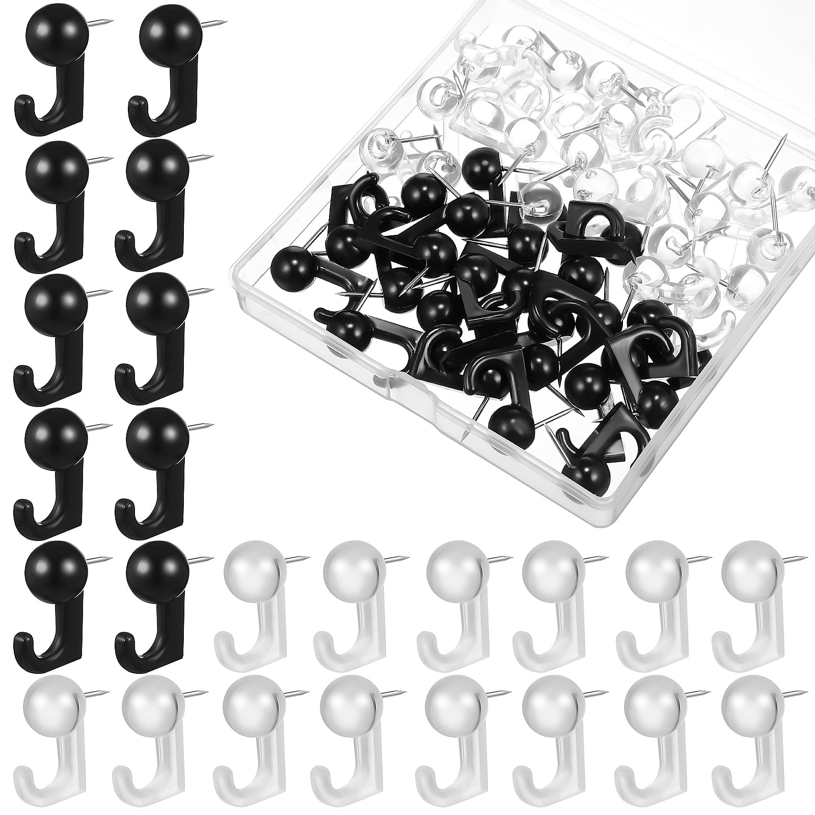 Thumb Tacks Hook Push Pins Hooks for Bulletin Board Hanger Decorative