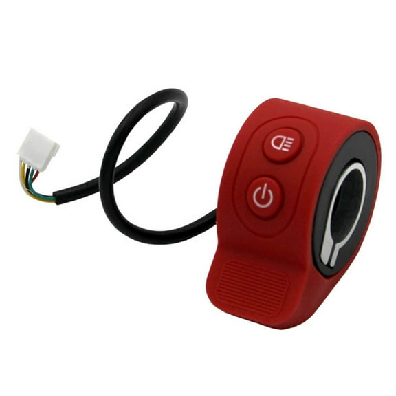 Thumb Throttle Accelerator For X6 For X7 X8 Pro Electric Scooter, Wear-Resistant ABS Replacement Part, Quick Install Speed Control Accessory, Black Red Blue(red)