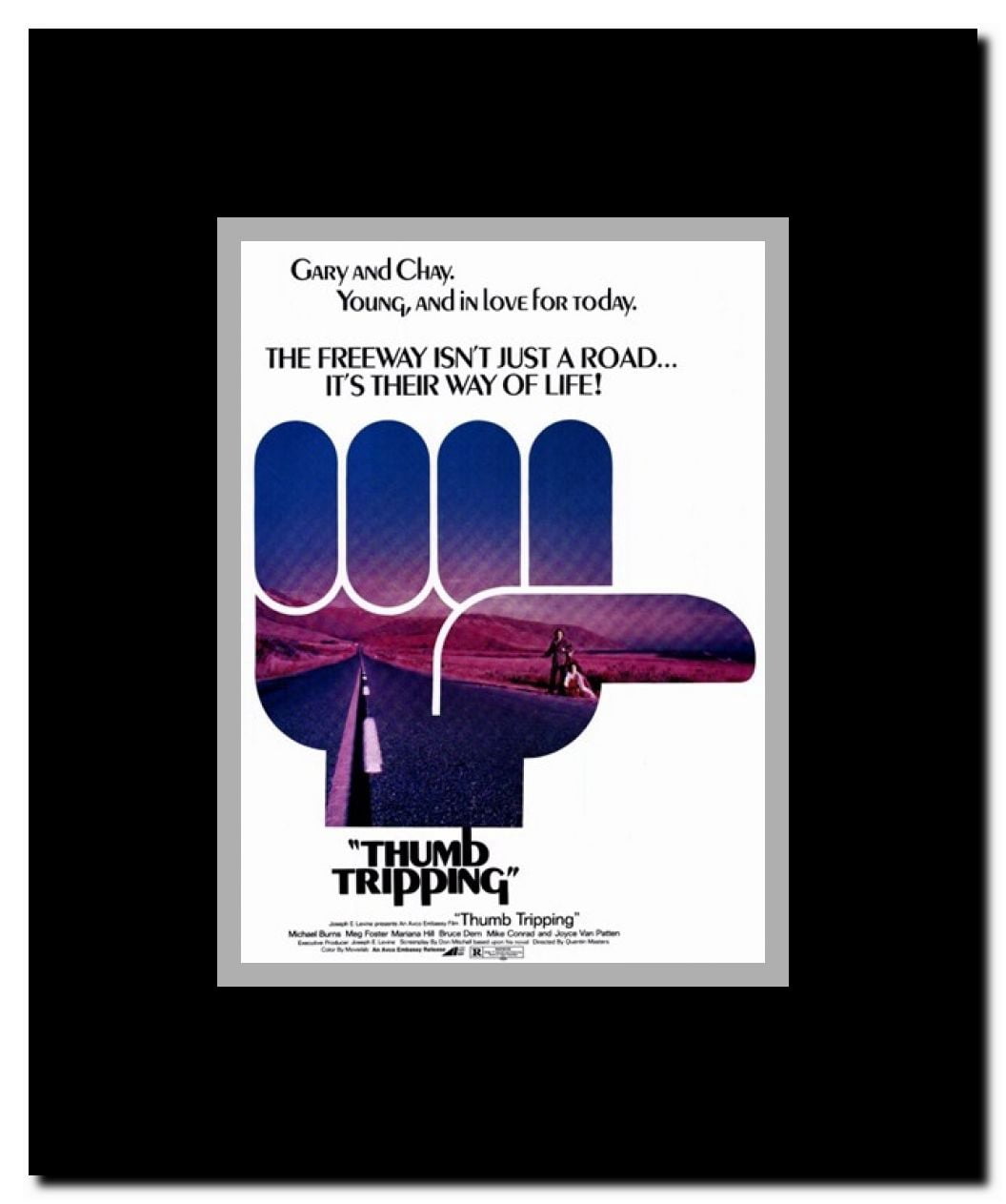 Thumb Tripping Framed Movie Poster