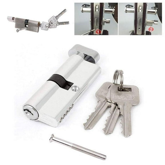 Thumb Turn Cylinder Euro Barrel Door Lock Core Anti Drill 3 Extra AntiUK