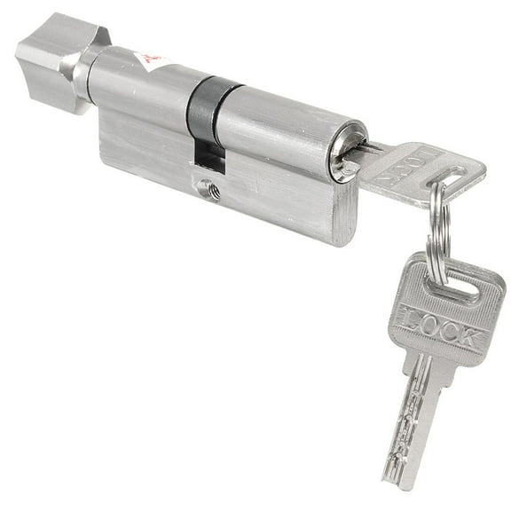 Thumb Turn Cylinder Lock Barrel With Keys For Garage /Sliding Door