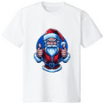 thumbnail image 1 of Thumb White Beard Santa Claus Mary Christmas Short Sleeves 3508280_white, 1 of 3