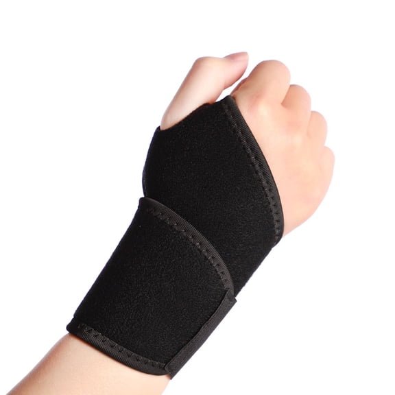 Thumb and Wrist Support Wrap Adjustable Elastic Wrist Brace Wrist Compression Wrap for Gym Fitness Badminton Basketball