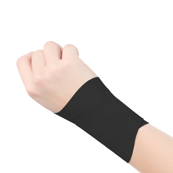 Thumb and Wrist Support Wrap Adjustable Sport Wrist Brace Wrist Compression Wrap for Gym Fitness Badminton BasketballOne SizeA