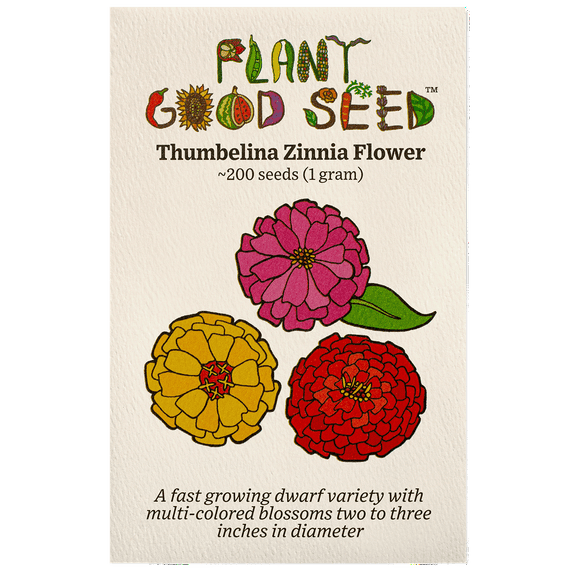 Thumbelina Zinnia Flower Seeds