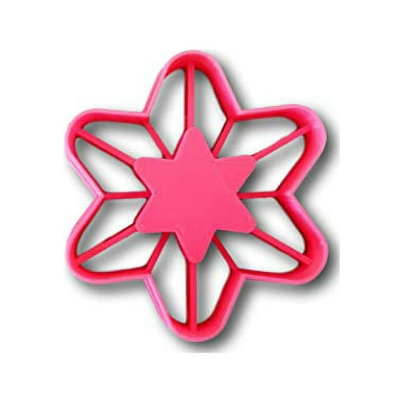 Thumbprint 6 points Star Cookie Cutter- Fast Shipping - Sharp Edges - Exceptional Quality