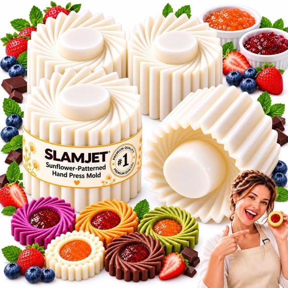 Thumbprint Cookie Press Molds for Baking,Double Ended Pastry Mooncake ...