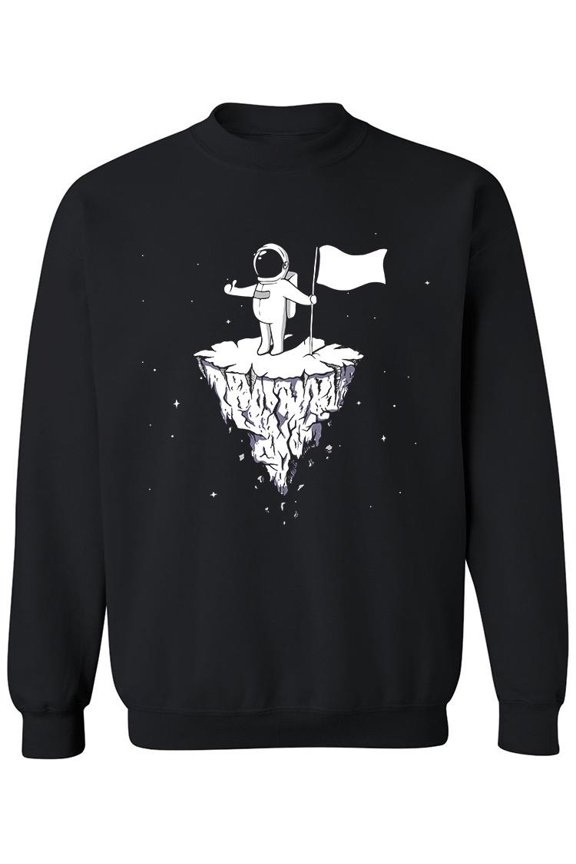 Thumbs Up Astronaut On Space Sweatshirt Men -Image by Shutterstock, Male Small
