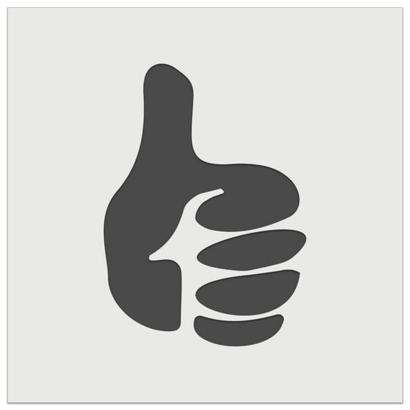 Thumbs Up Down DIY Cookie Wall Craft Stencil - 5.5 Inch