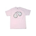 thumbnail image 1 of Thumbs Up Graphic T-shirt Pink, Medium, 1 of 1