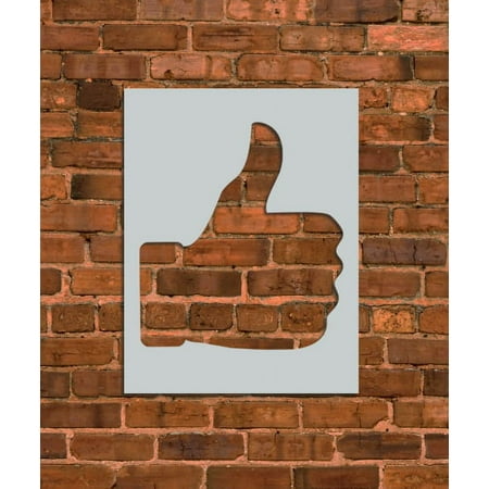 Thumbs Up Hand Stencil