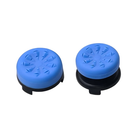 Thumbstick Caps for PS4 PS5, 2 Pack Medium and High Rise Silicone Joystick Covers with Anti Slip Grip