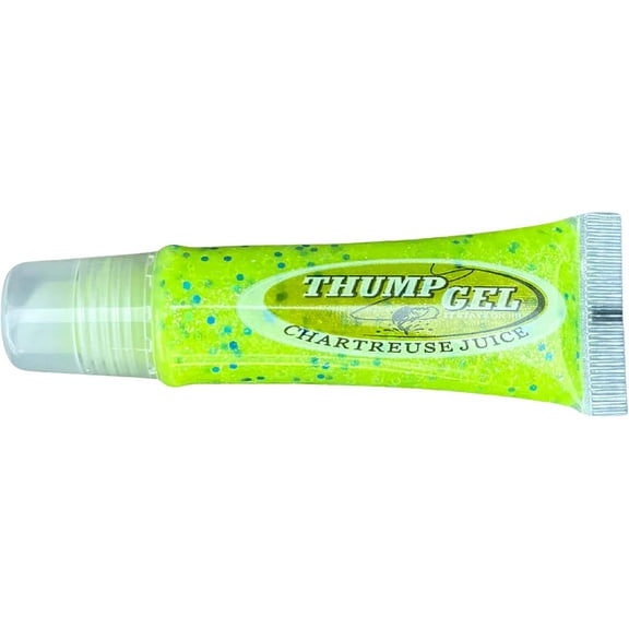 Thump Gel It Stays On Bass Fishing Attractant Sticky Gel Formula, 10 ml