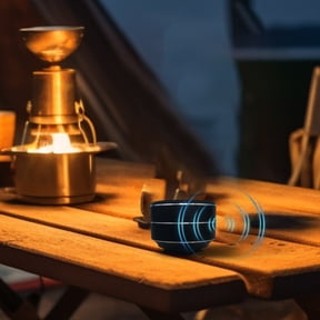 Thumpy Speaker, Thumpy Mini Bone Conduction Bluetooth Speaker with Suction Cup, Portable Wireless Stereo Sound, Waterproof Compact Speakers for Shower, Kitchen, Travel, and Outdoor