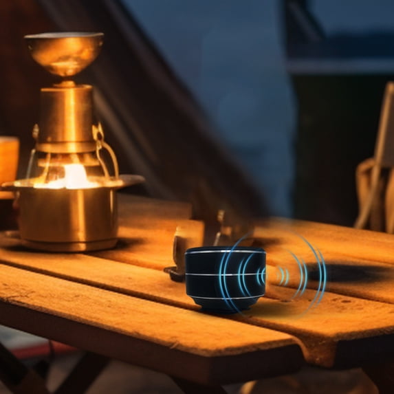 Thumpy Speaker, Thumpy Mini Bone Conduction Bluetooth Speaker with Suction Cup, Portable Wireless Stereo Sound, Waterproof Compact Speakers for Shower, Kitchen, Travel, and Outdoor