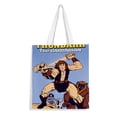 thumbnail image 1 of Thundarr the Barbarian-theme canvas Tote Bag for Women Aesthetic Shopping Grocery Reusable Bags with Inner Zipper Women Gift 13.8 x 15.8 inches（35x40cm）, 1 of 6