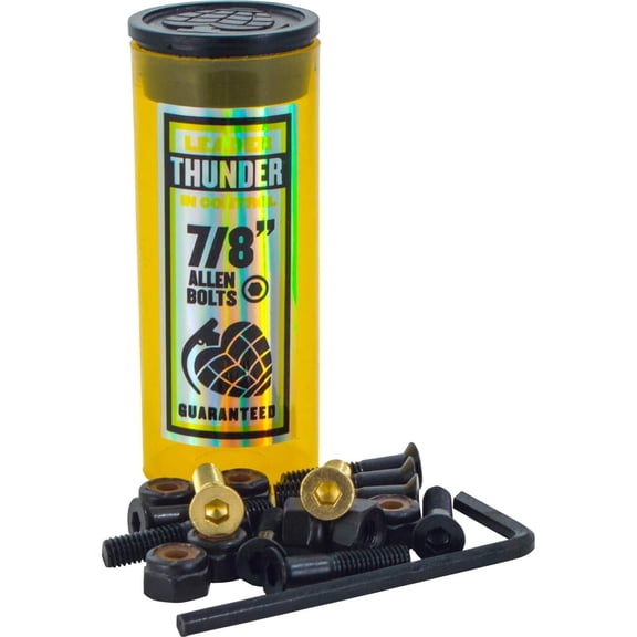 Thunder Skateboard Hardware Set Gold - 7/8" Allen
