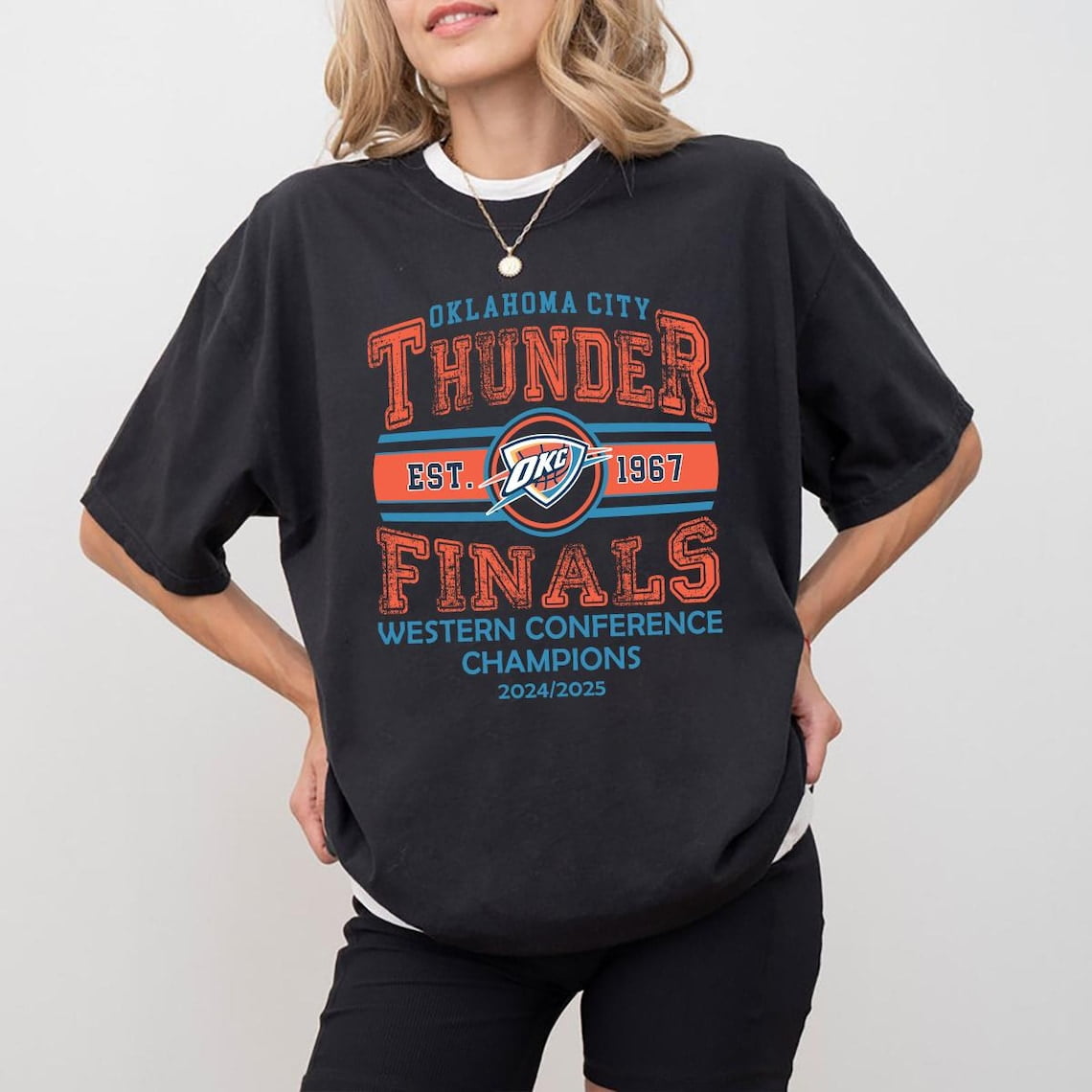Oklahoma City Finals 2025 Champions Won For The City Shirt