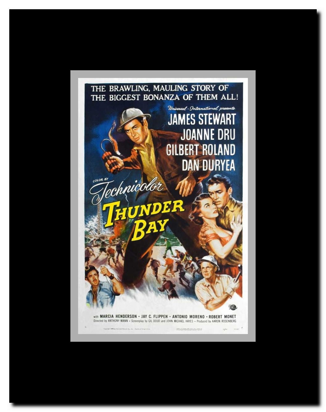 Thunder Bay Framed Movie Poster
