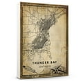 thumbnail image 1 of Thunder Bay Vintage Map Prints Canvas, Ontario Map Art Canvas, Canvas, Thunder Bay Map City style vintage Canvas , Canvas Wall Art, Street Map Artwork Canvas, 1 of 6