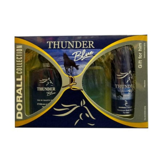 Thunder Blue 3pc. Set Men Gift Sets by Dorall Collection