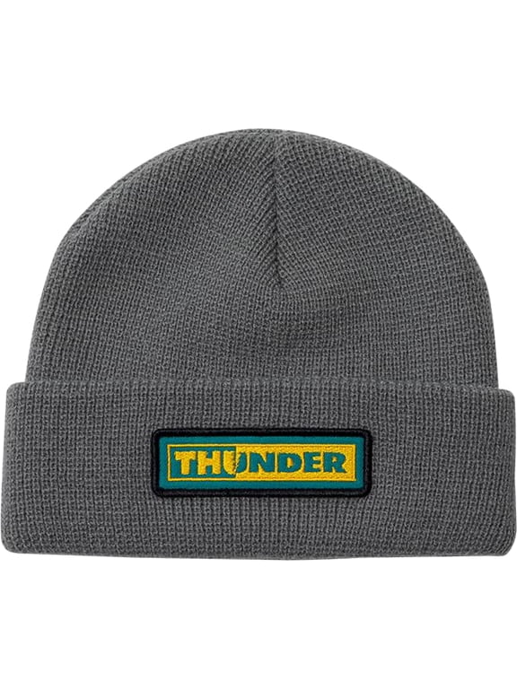 Bolts Patch Beanie - Grey