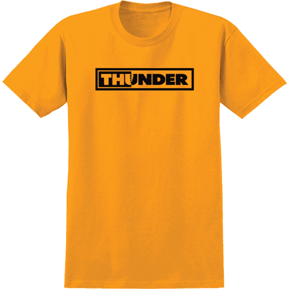 Thunder Bolts Short Sleeve T-Shirt Gld Black, Medium, Men's