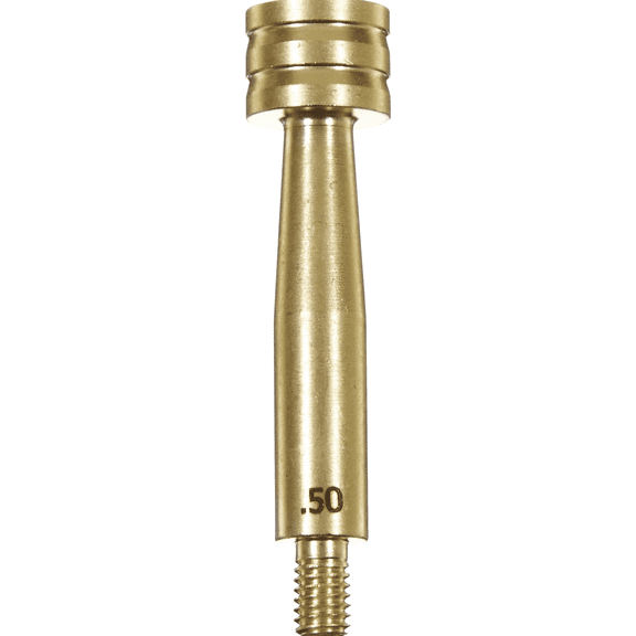 Thunder Cloud 2" Brass Firearm Rifle Jag, .50 BMG, 10-32 Threaded, Brass, Gun Cleaning Kit