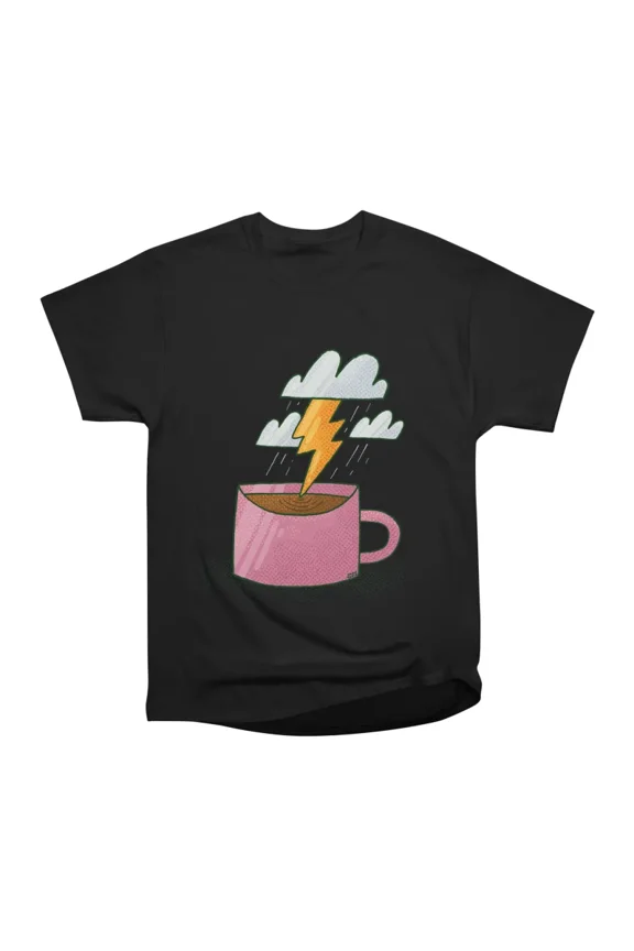 Thunder Coffee T-Shirt Tee Gift For Him Merch For Her Apparel For Friend