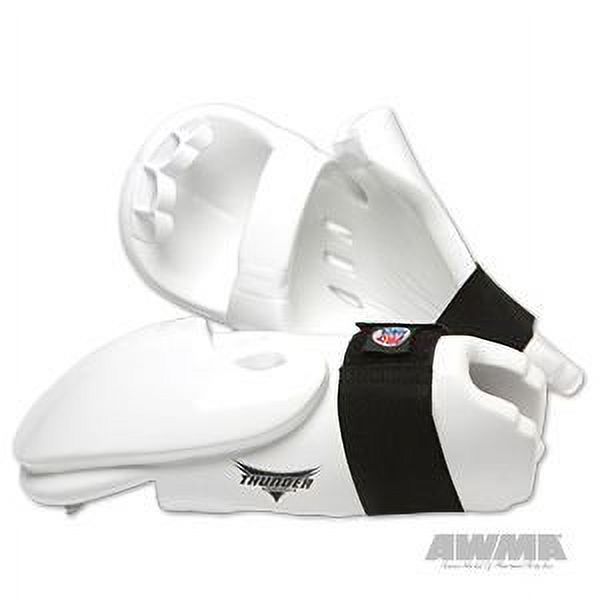 Thunder Double Layered Punches Karate Sparring Gloves White Child